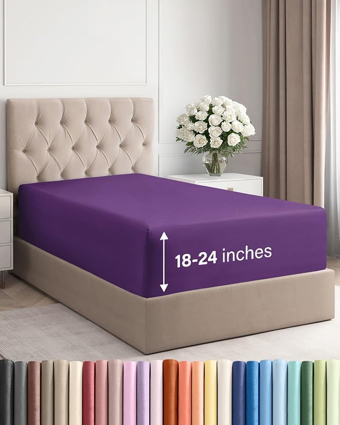 Extra Deep Twin Fitted Sheet by CGKUnlimited