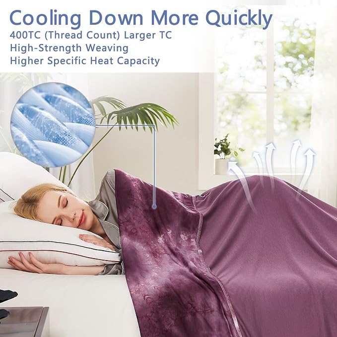 Topcee Cooling Blankets for Hot Sleepers, Arc-Chill Q-Max >0.5 Cool Fiber - Image 4
