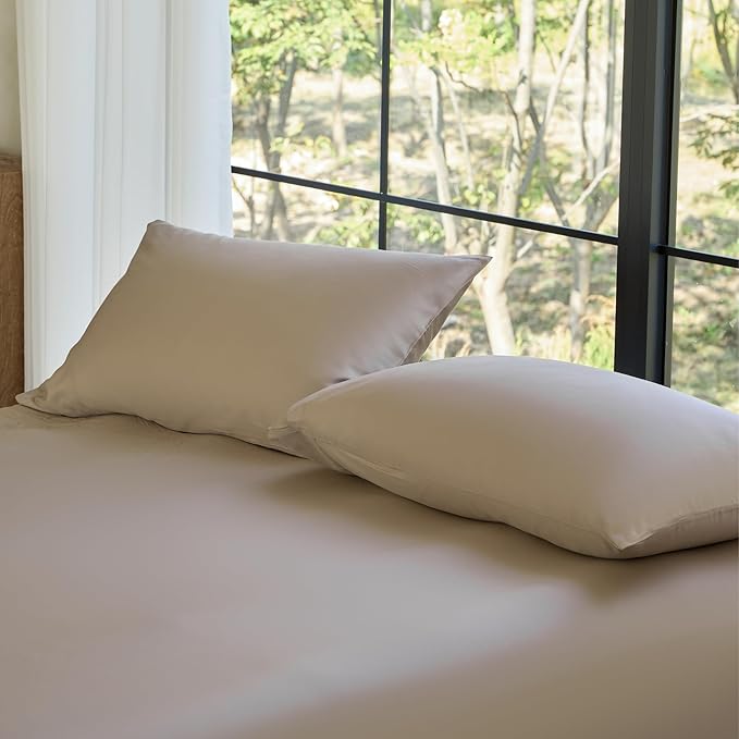 DOZ Pillowcase Set, 100% Viscose derived from Bamboo, Organically Grown by DOZ