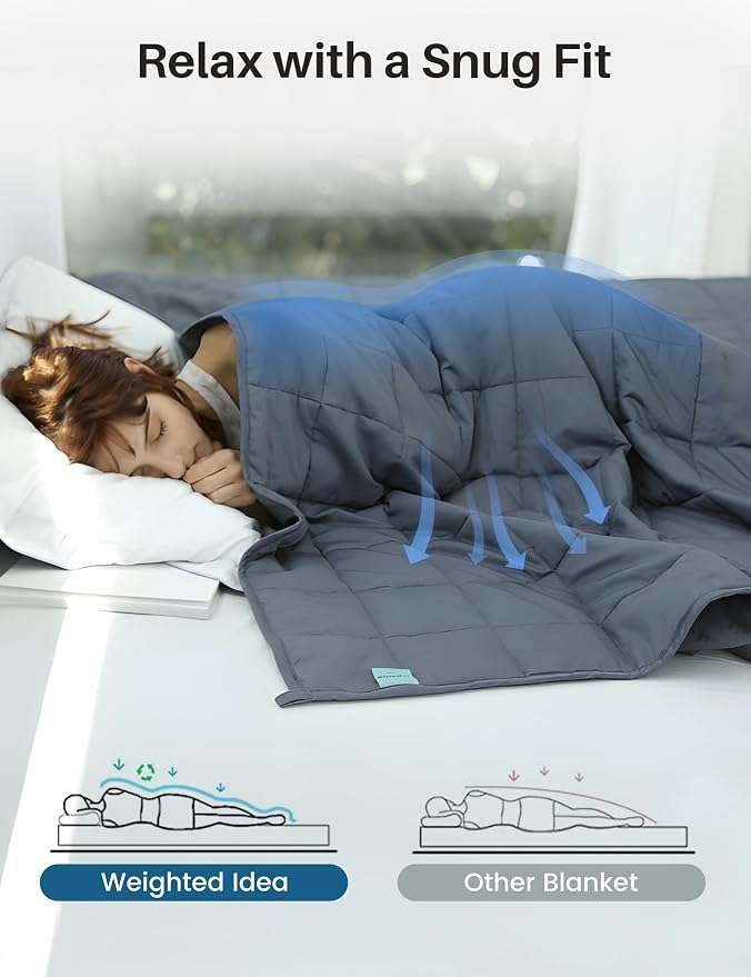 Weighted Idea Weighted Blanket for Adults Cooling Breathable Heavy Blanket - Image 4