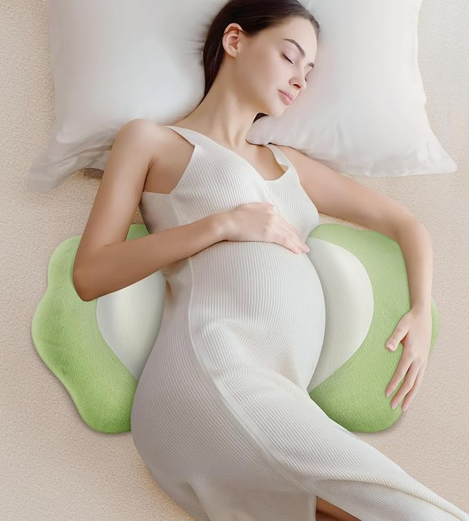 Memory Foam Pregnancy Pillows for Sleeping, Side Sleeper Maternity Pillow by DONAMA