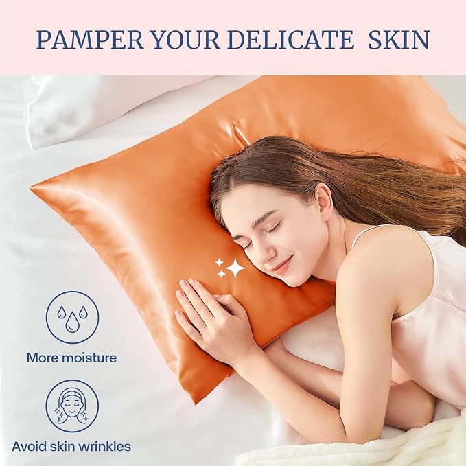 BEDELITE Satin Pillowcase for Hair and Skin, Super Soft and Cooling Similar to - Image 3