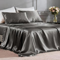 FreshCulture Satin Sheets Queen Size Bed Set- 4 Piece Luxury Soft Silky Queen by FreshCulture