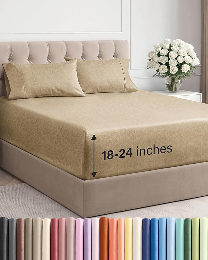 Extra Deep Cal King Sheet Set by CGKUnlimited