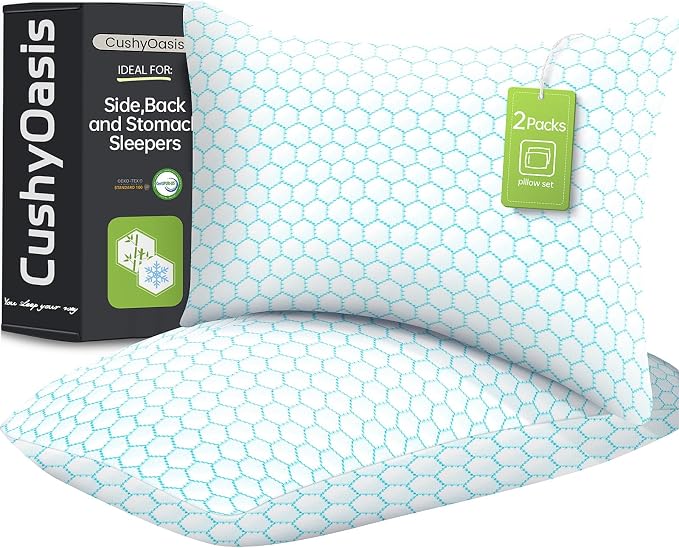 CushyOasis Shredded Memory Foam Pillow by CushyOasis