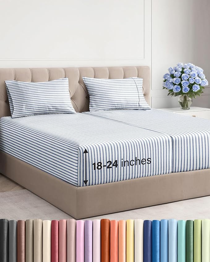 Extra Deep Split King Sheet Set by CGKUnlimited