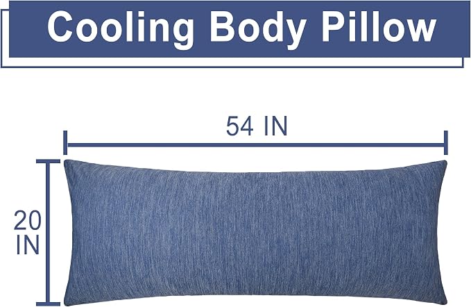 DWCN Memory Foam Body Pillow – Cooling Breathable & Supportive Full Length - Image 7