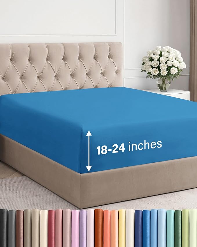 Extra Deep Full Fitted Sheet by CGKUnlimited