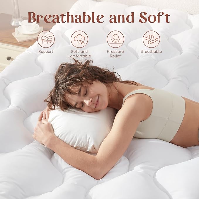 Decroom 4 Inch Mattress Topper Full - Image 4