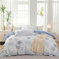 OAITE Duvet Cover Set Queen Size Floral Pattern 500 Thread Count Ultra Soft by OAITE