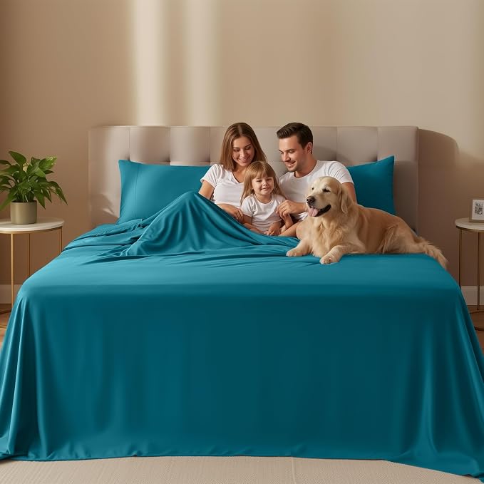 Utopia Bedding Full Size Sheet Set – 4 Piece Bed Sheets, Soft and Breathable - Image 2