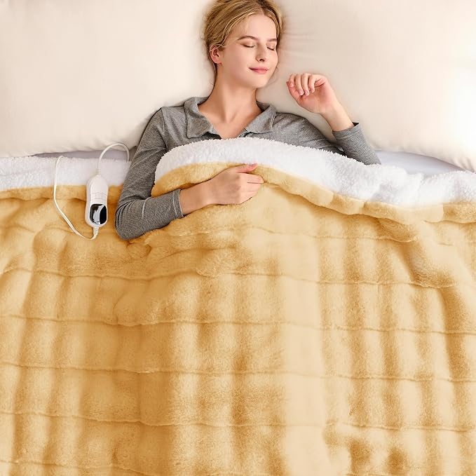 Homemate Heated Blanket Electric Throw by Homemate