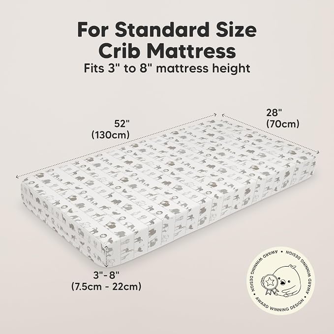 KeaBabies 2-Pack Organic Crib Sheets - Image 3