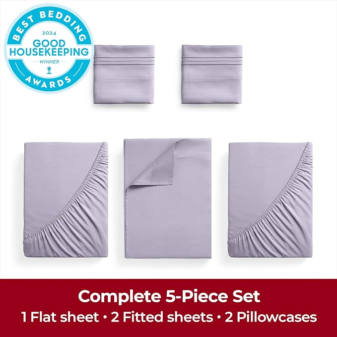 Mellanni Extra Deep Split King Sheets - Image 4