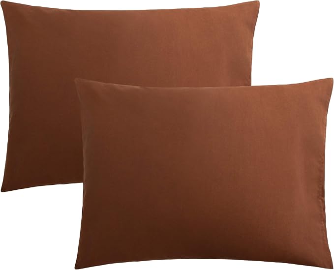 FLXXIE Pillow Cases Standard Size, Soft Microfiber Pillow Covers by FLXXIE