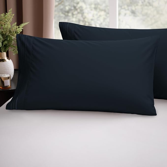 Elegant Comfort Luxury Ultra-Soft 2-Piece Pillowcase Set - Image 2