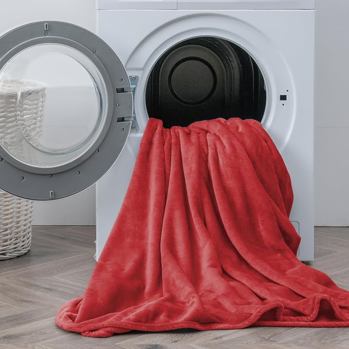BEDELITE Flannel Sheets King Size Red - Image 8