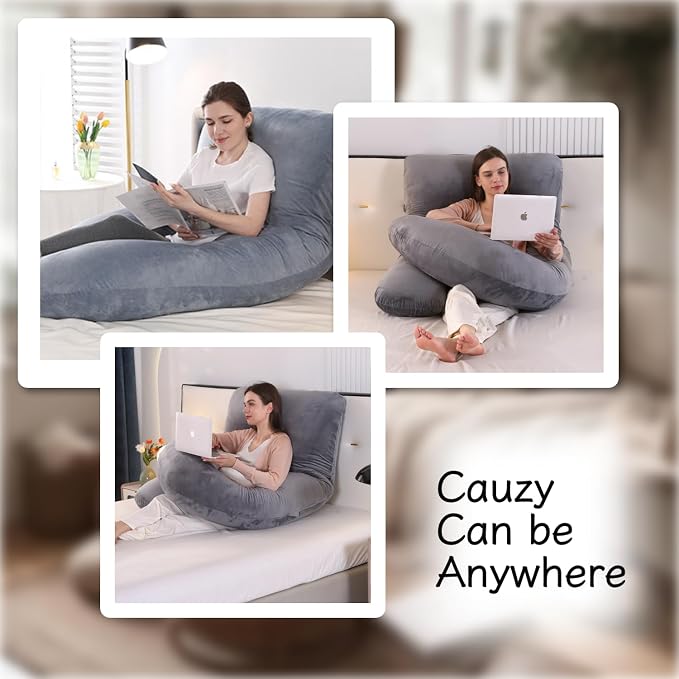 ALLOPERA Pregnancy Pillow, Full Body Maternity Pillow 57 inch, - Image 7