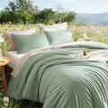 Litanika California King Comforter Set Sage Green by Litanika