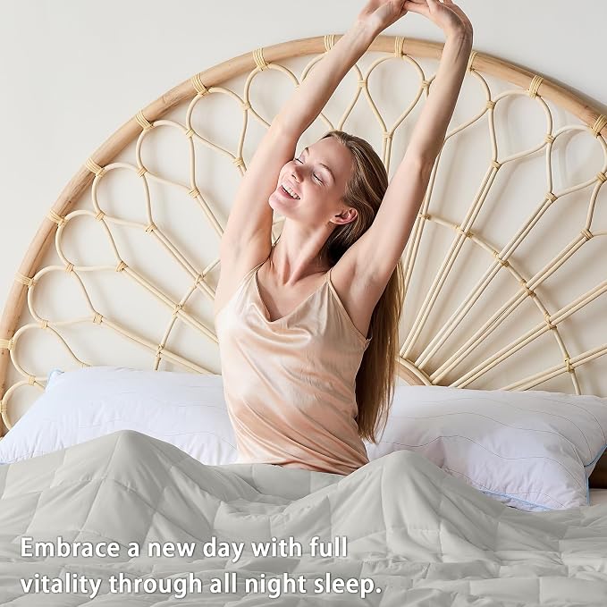 yescool Weighted Blanket for Adults Cooling Heavy Blanket for Sleeping Perfect - Image 6
