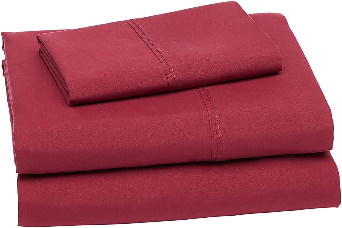 Amazon Basics Lightweight Super Soft Easy Care Wrinkle Free Breathable Brushed - Image 2