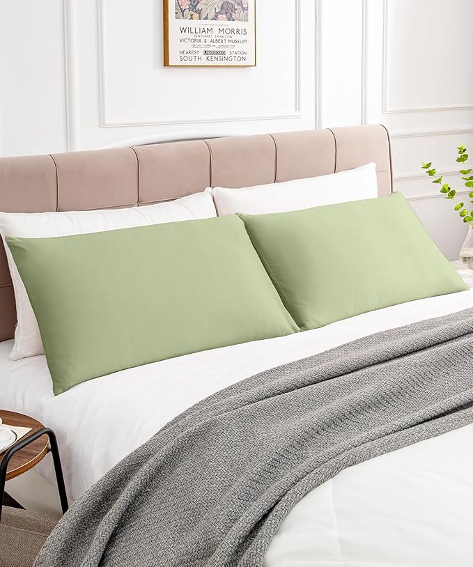 Warmstar Cotton Pillow Cases Queen Size Set of 2, 600 Thread Count Pillowcases - Image 2