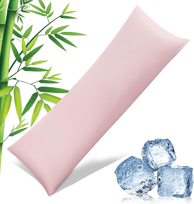 Body Pillowcase with Zipper Cooling Viscose from Bamboo Zippered Pillowcases by JamRest