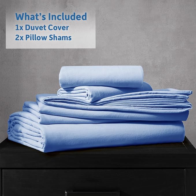 Nestl Calm Blue Duvet Cover King Size - Image 9