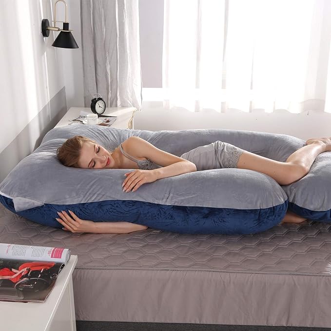 Victostar Pregnancy Pillow, 57 inches U Shaped Maternity Pillow - Image 7