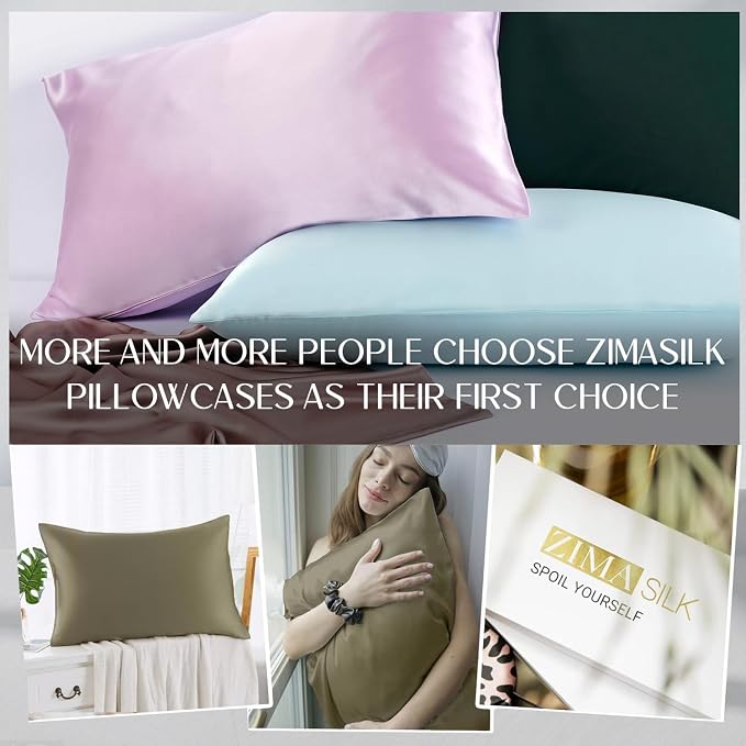 ZIMASILK 100% Pure Mulberry Silk Pillowcase - Image 6