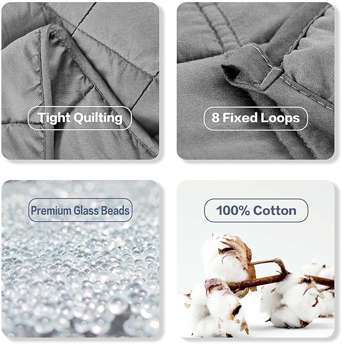 Weighted Blanket 15lbs 60"x80", Weighted Blankets - Image 6