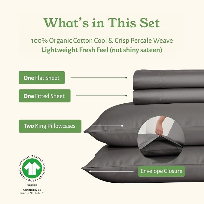 California Design Den Bed Sheets California King Size Set - Image 4