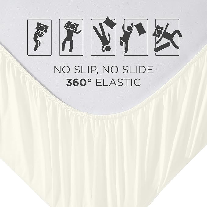 Royale Linens Fitted Sheet Full - Image 5