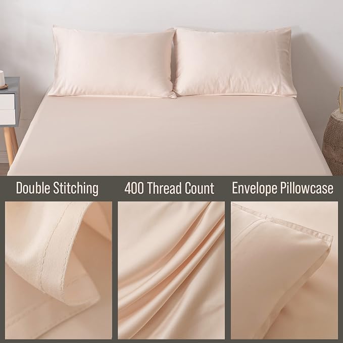 Bella Coterie | Luxury Bamboo Viscose Standard Size Pillowcase Set | 100% - Image 3