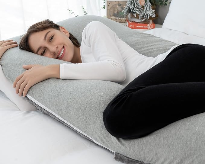 Meiz Pregnancy Pillows Cooling, Pregnancy Pillow U Shaped, Full Body Pillow and - Image 2