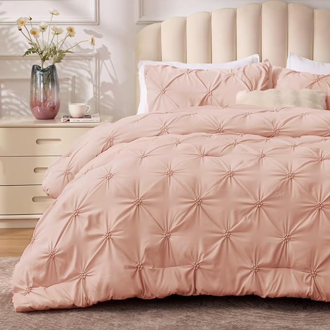 BEDELITE Dusty Pink Queen Comforter Set by BEDELITE
