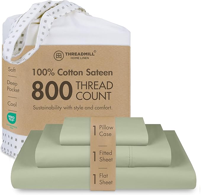 Threadmill 800 Thread Count 100% Cotton Sheets by ThreadmillHomeLinen