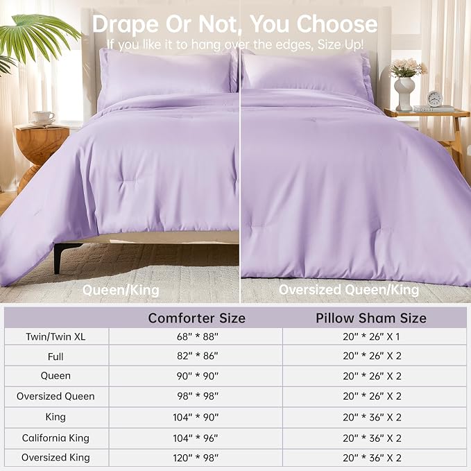 MUXHOMO Full Comforter Sets, All Season Ultra Soft Down Alternative Bedding - Image 8