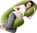1 MIDDLE ONE Pregnancy Pillow, C Shaped Full Body Pregnant Women Sleeping Pillow by 1MIDDLEONE