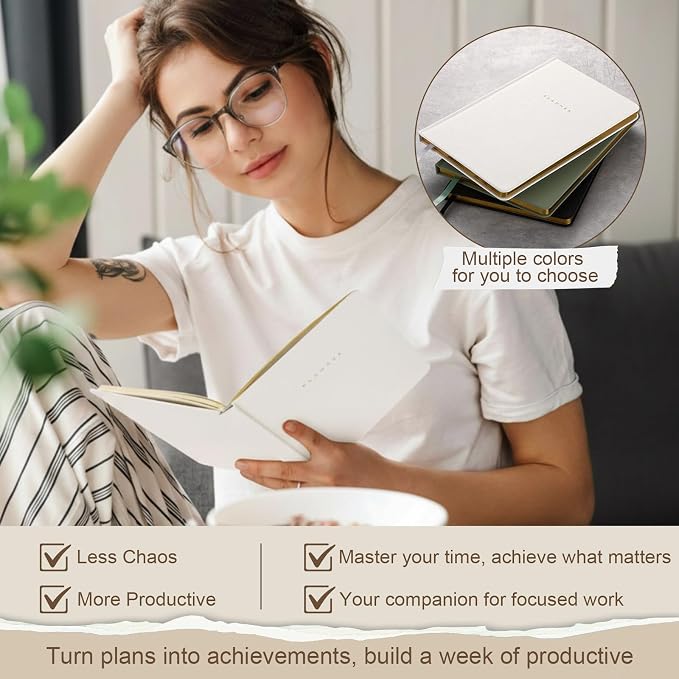 Productivity 3-month Planner Undated Daily Weekly Monthly Planner - Image 6