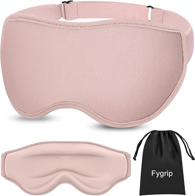 Fygrip 3D Eye Mask Sleep Mask for Men & Women, 100% Pressure-Free & Light by Fygrip