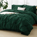 CozyLux Full Size Comforter Sets Emerald Green, 7 Pieces Bed in A Bag Green by CozyLux