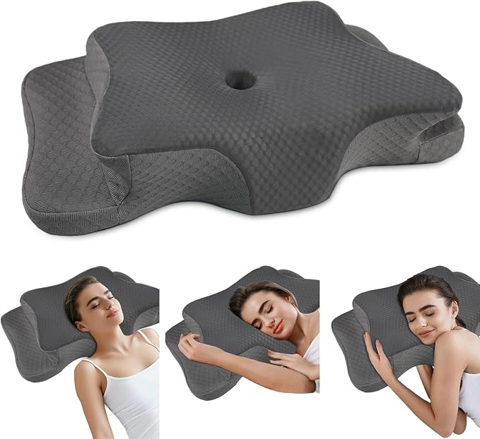 Pain Relief Cervical Pillow for Neck Support, Adjustable Ergonomic Pillow Cozy - Image 8