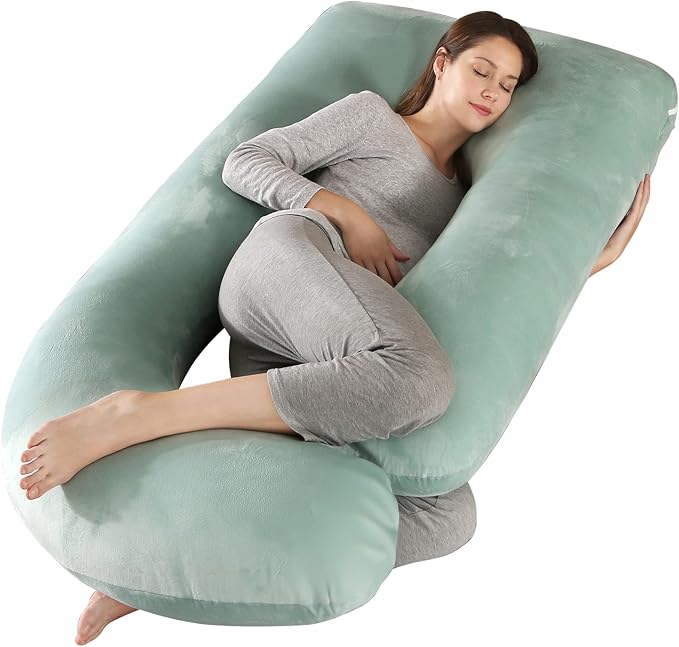 BATTOP Pregnancy Pillows for Sleeping, Full Body Maternity Pillow, Support for by BATTOP