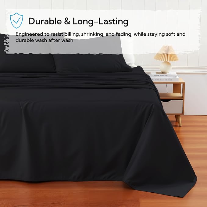 Cotton Flat Sheets Only, 600 TC 100% Cotton Flat Sheet Top Sheet Only, TwinXL - Image 5