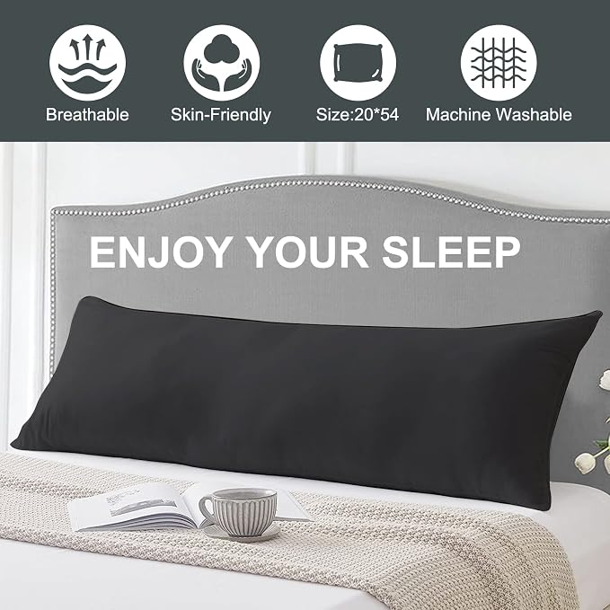 DOWNCOOL Large Body Pillow Insert- Breathable Full Body Pillow - Image 5