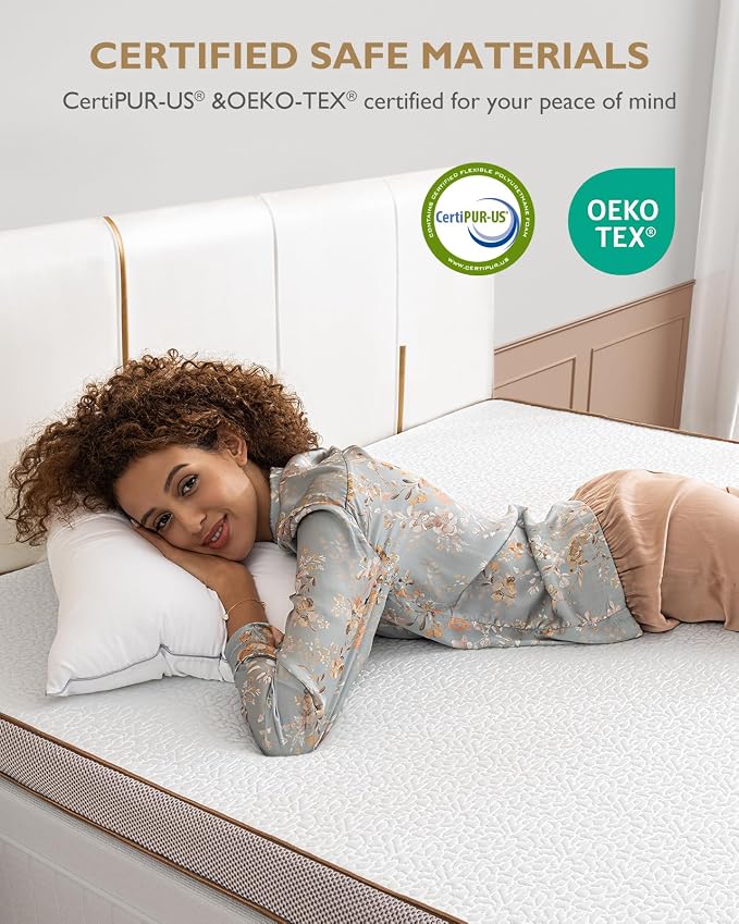 BedStory 4 Inch Mattress Topper Twin XL - Image 4