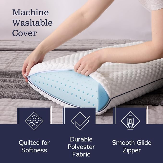 WEEKENDER Gel Memory Foam Pillow - Image 3