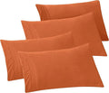 Elegant Comfort 4-Pack Solid Pillowcases 1500 Premium Hotel Quality Microfiber by ELEGANTCOMFORT