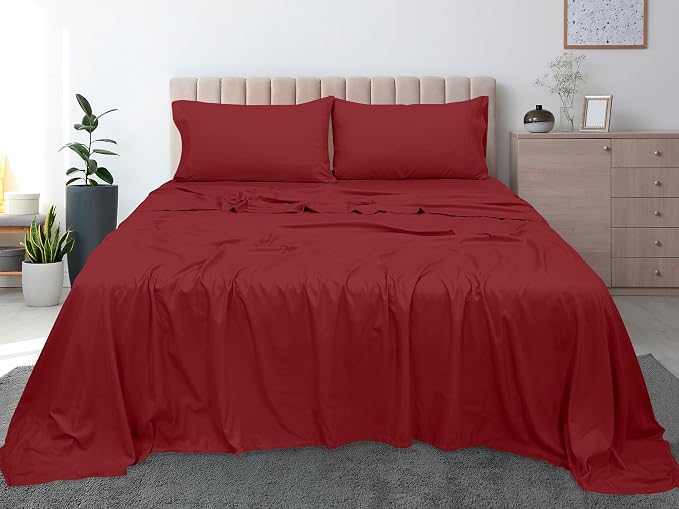 Royale Linens 300 Thread Count 100% Long Staple Combed Cotton Flat Sheet - Image 9